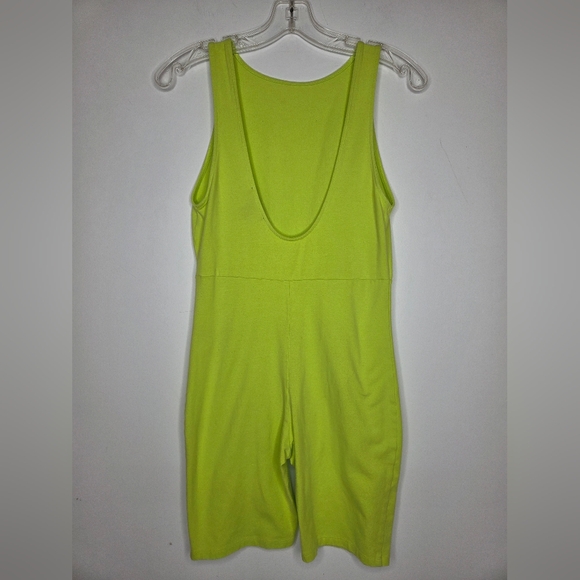 Forever 21 Pants - Forever 21 Size M Bright Lime Green Sleeveless Romper
